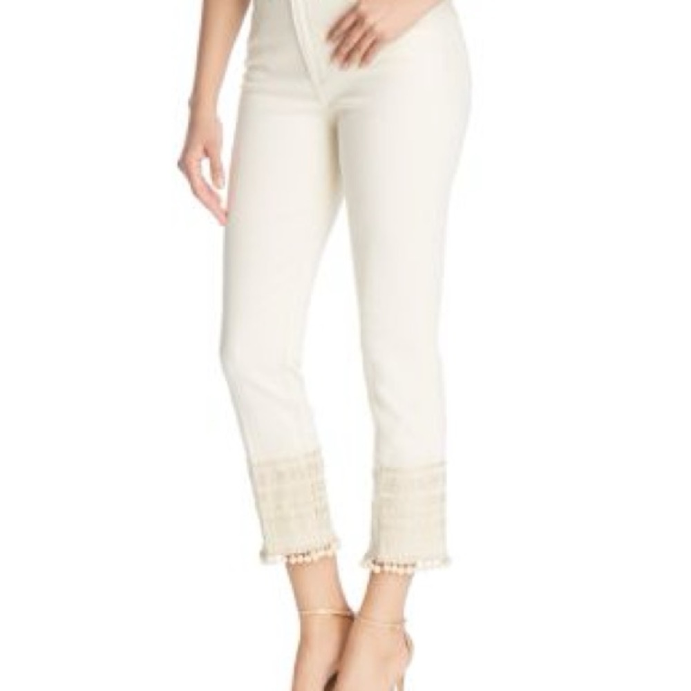 Elegant Cream Women's Jeans